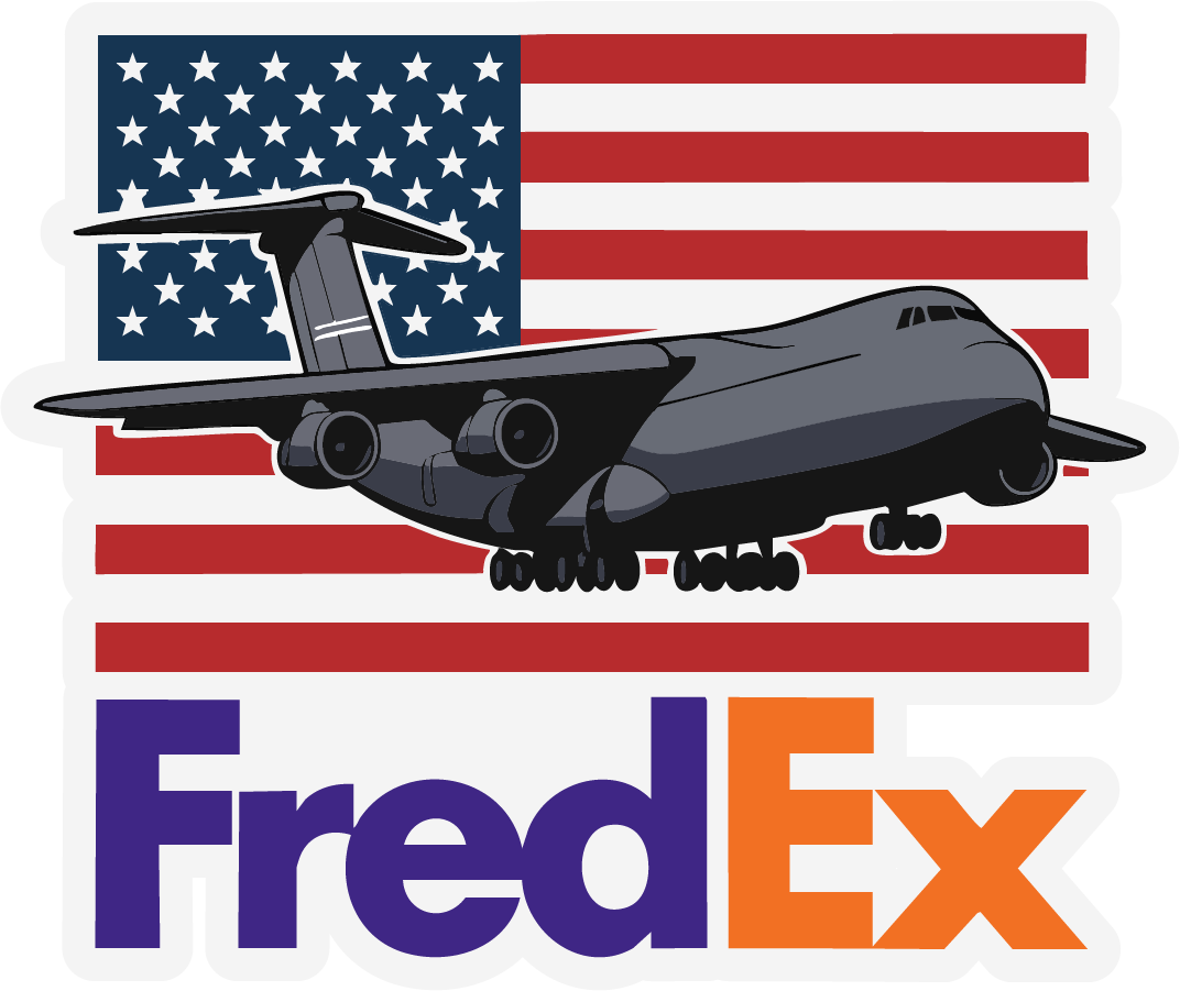 "FredEx" C5 Galaxy Sticker