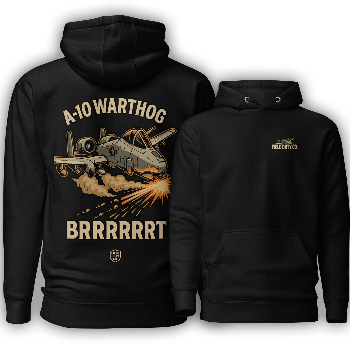 A-10 Warthog "BRRRRRRT" Tactical Hoodie