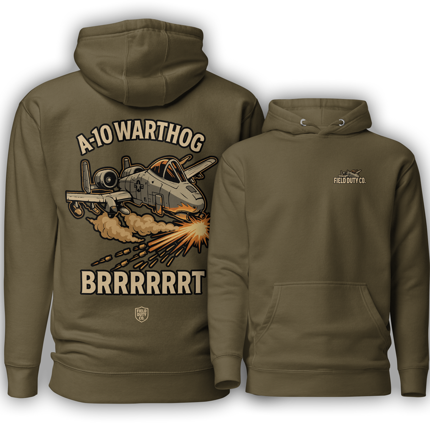 A-10 Warthog "BRRRRRRT" Tactical Hoodie