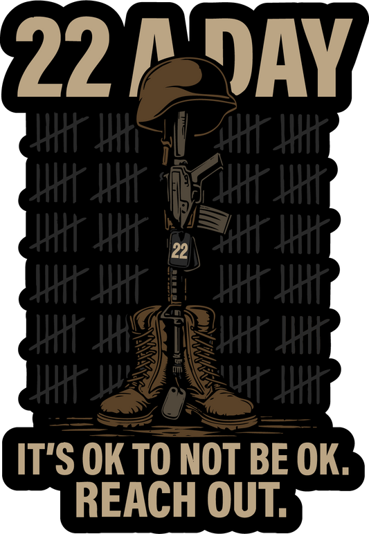 22 A Day Sticker