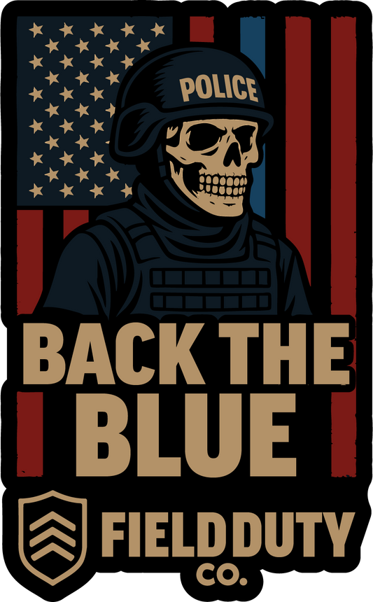 Back the Blue Sticker