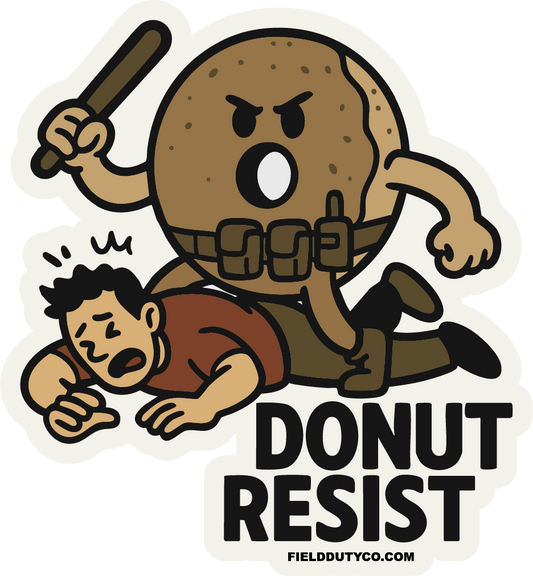 Donut Resist Sticker