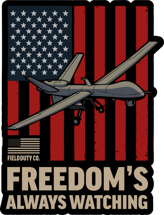 Freedom's Always Watching Sticker