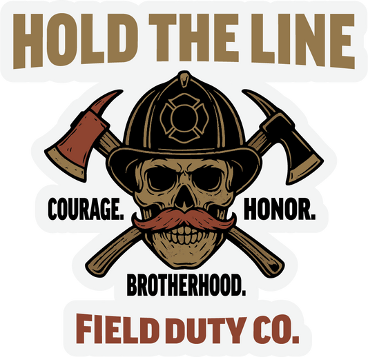 Hold The Line Sticker