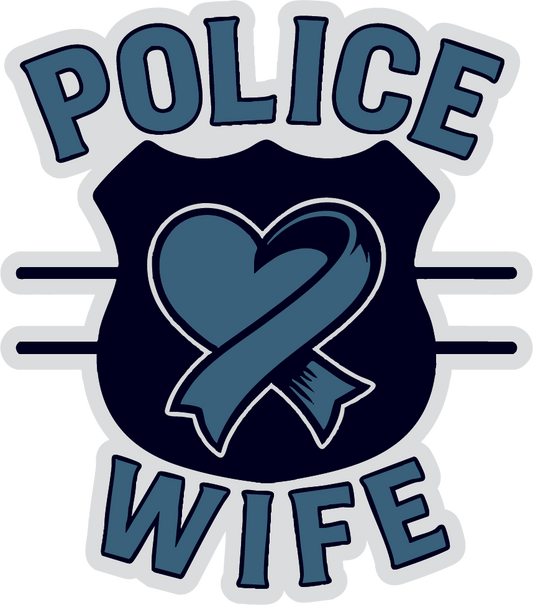 Police Wife Sticker