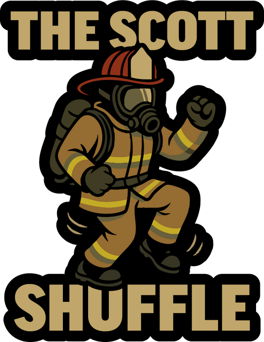 The Scott Shuffle Sticker