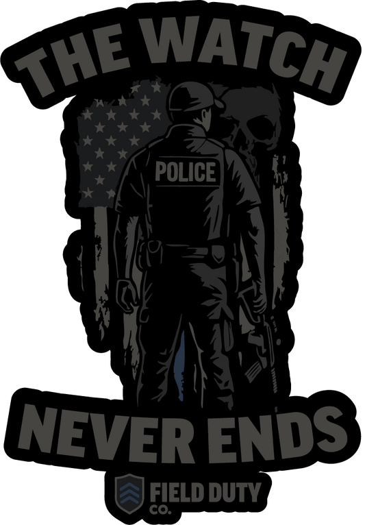 The Watch Never Stops Sticker