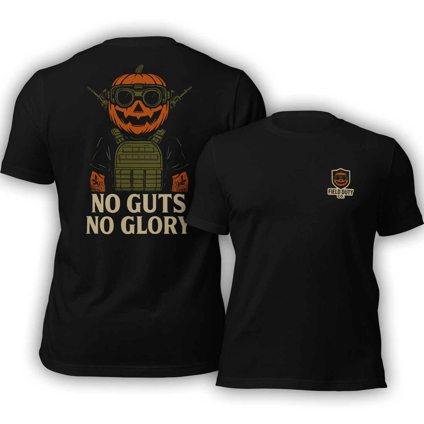 No Guts, No Glory Tactical Pumpkin Tee